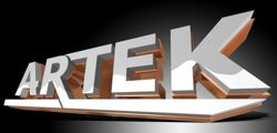 3d logo created for a computer store.