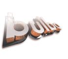 3D logo created for bulbo tv. 3D logo was never used by company.