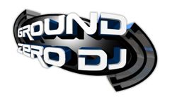 logo design and 3D logo created for ground zero dj. printed material: business cards and web design.