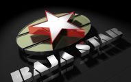 3d logo design for baja star clothing outlet.