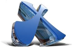 logo design and 3d logo created for x-plizit car and stereo co. printed meterial: business cards.